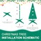 Enchanting 6FT Decorated Artificial Christmas Tree: Illuminated with Lights, Adorned with Snowflakes & Ornaments